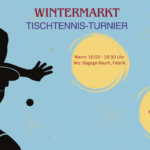 Tischtennis-Turnier auf dem Wintermarkt