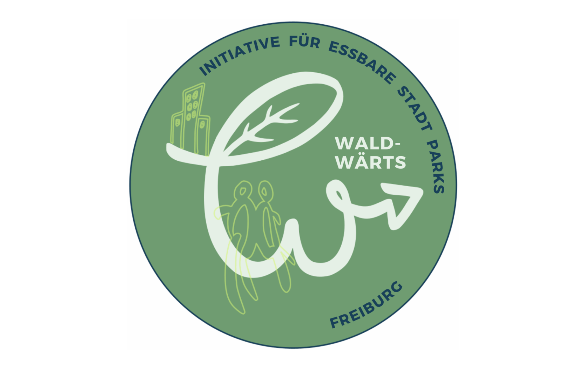 Pflanzaktion mit waldwärts