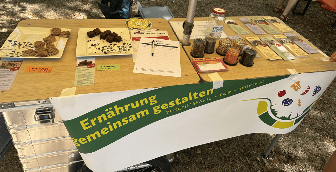 Aktionstag Nachhaltigkeit beim Zelt-Musik Festival (ZMF) - mit Ernährungsrat Infostand
