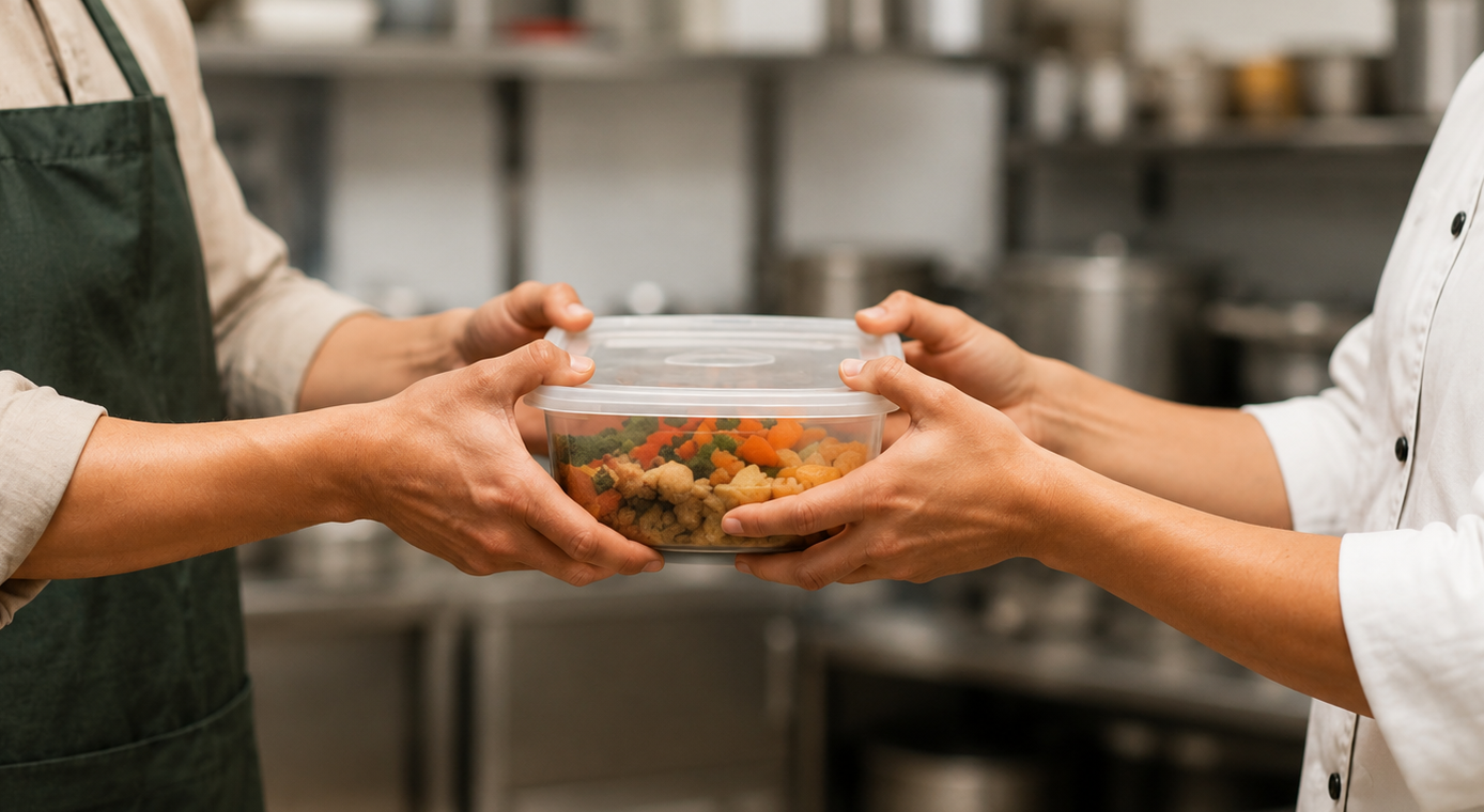 Kantinengespräch: Lebensmittelweitergabe in Restaurant, Kantine und Co. (online)
