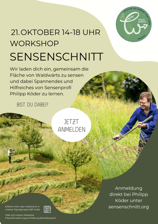 Waldwärts Workshop Sensenschnitt