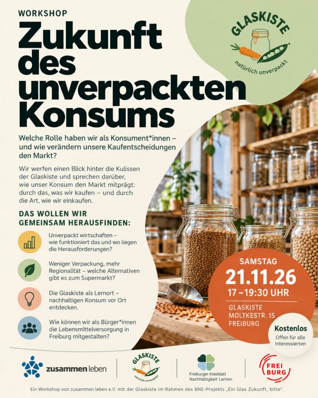 Workshop "Zukunft des unverpackten Konsums"